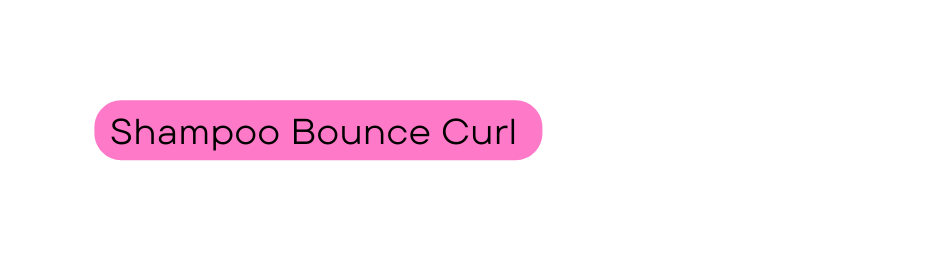 Shampoo Bounce Curl