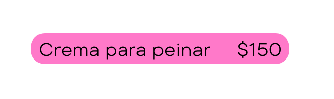Crema para peinar 150