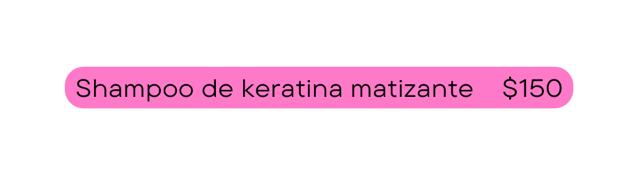 Shampoo de keratina matizante 150