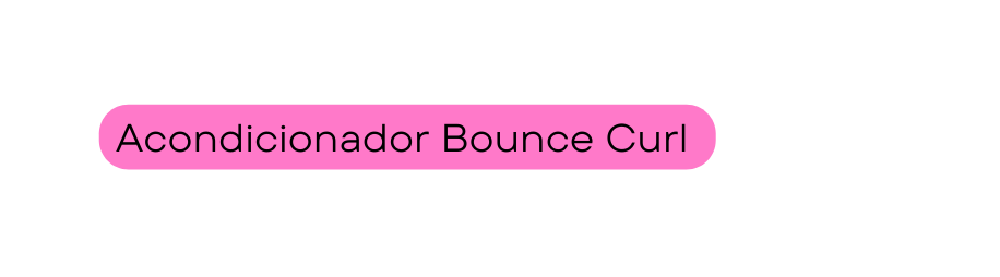 Acondicionador Bounce Curl